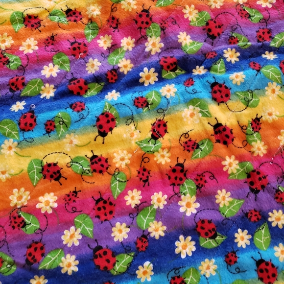 Handmade flannel childrens zoo animals crazy quilt  48" - Picture 5 of 6